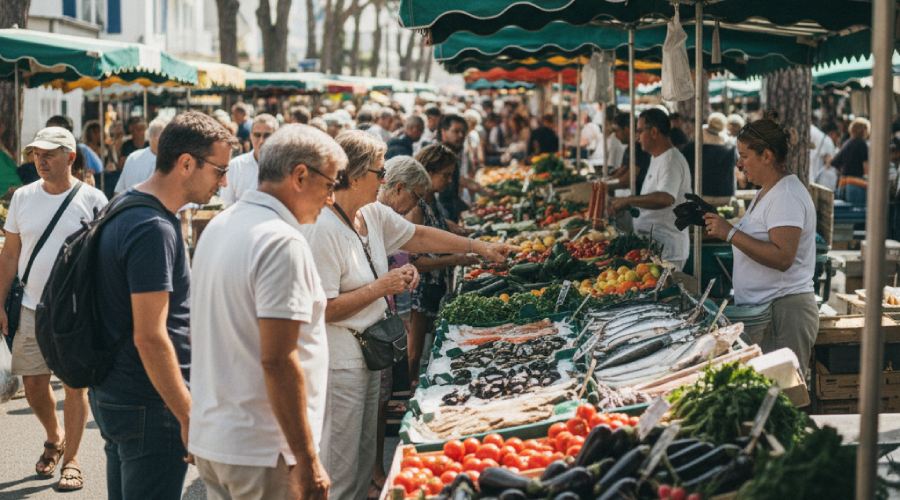 marché de La Baule les Pins