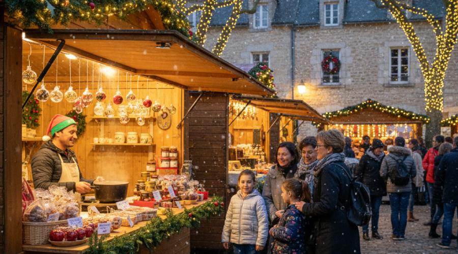 marché de Noël à La Baule